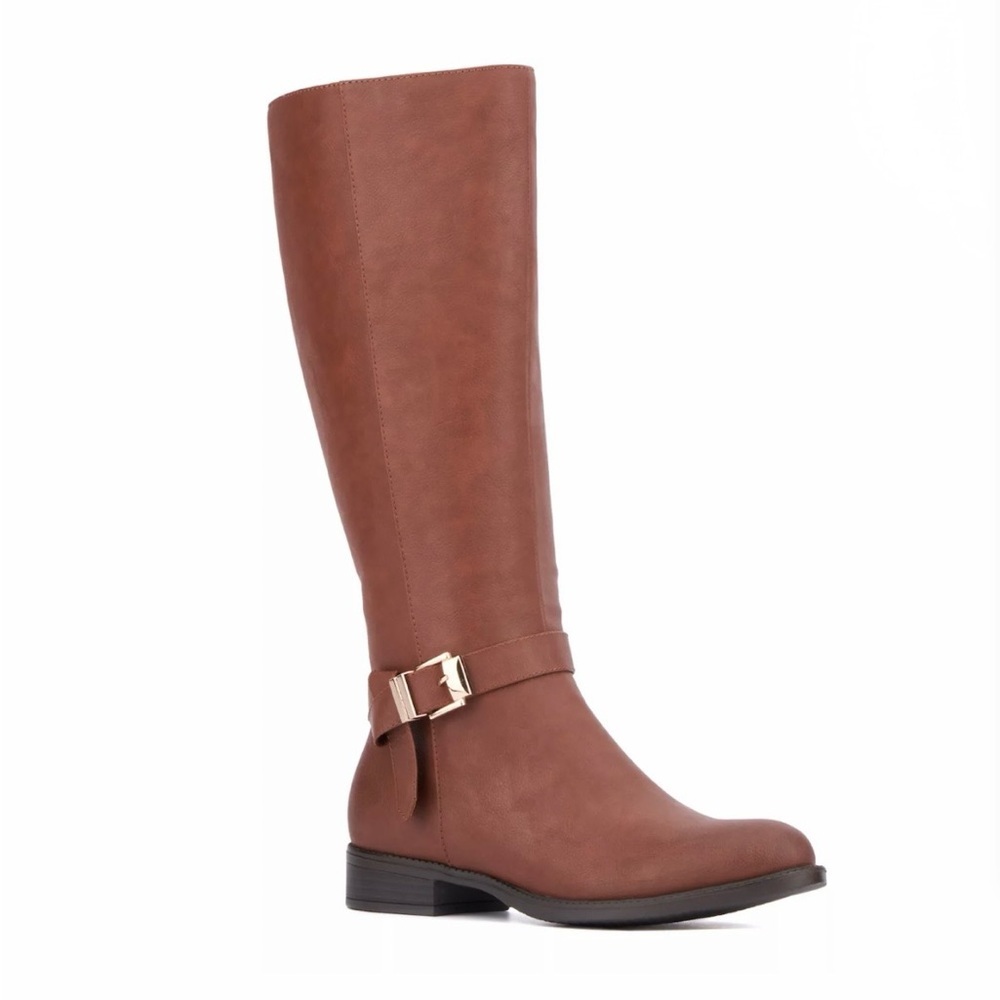 New York & Company Brown Knee High Boots Size 10